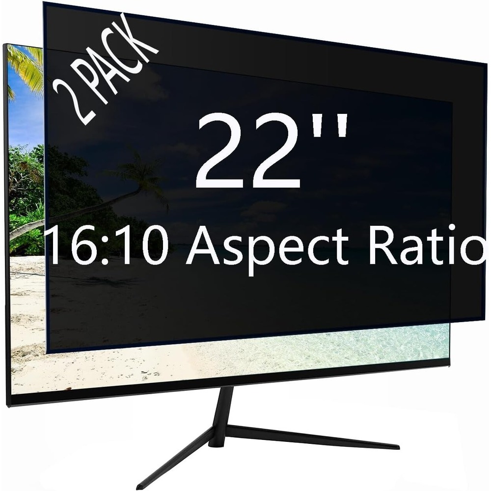 Computer Privacy Screen 22 Inch 16:10 Widescreen Monitor Anti-Glare Anti-Scratch